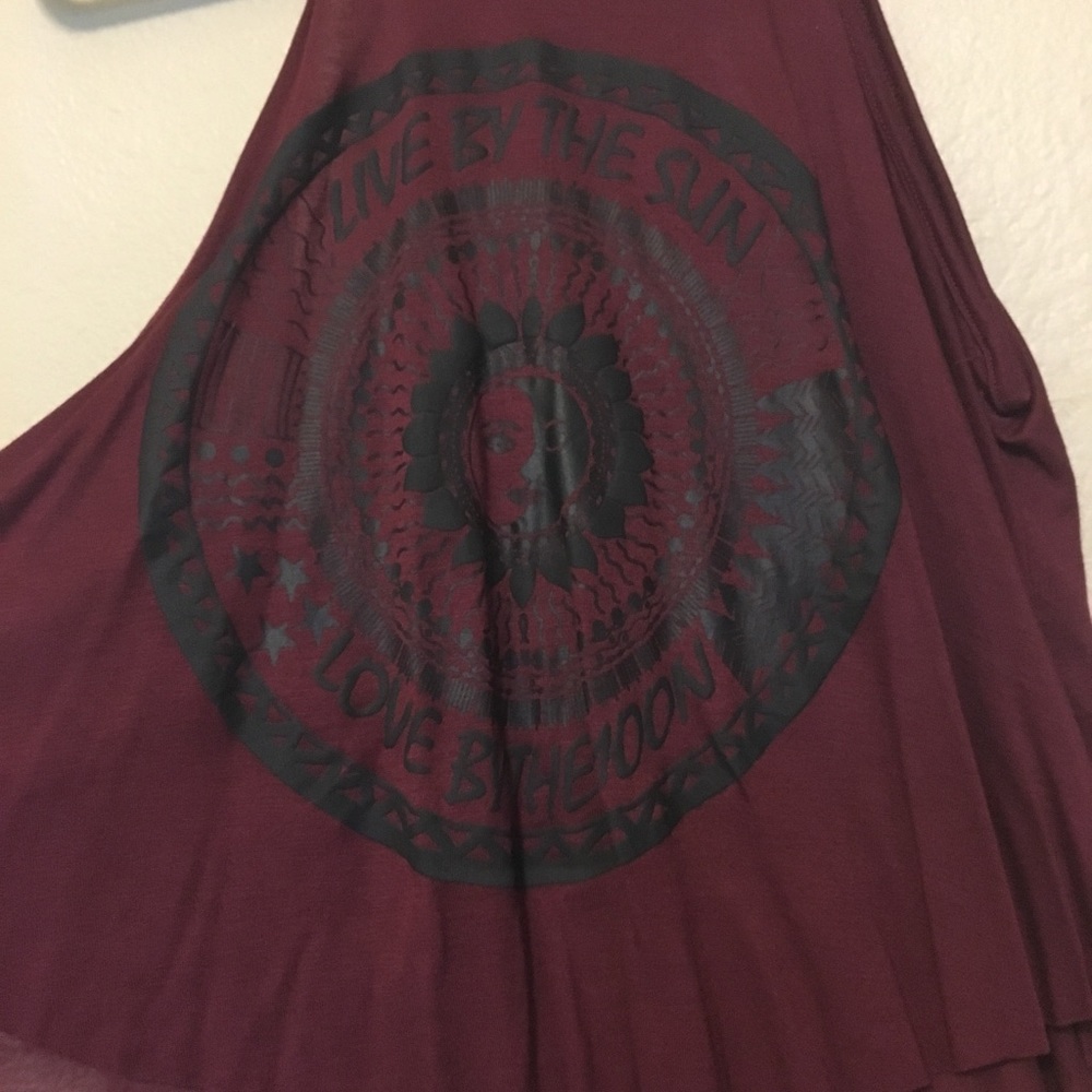 Maroon Halter top